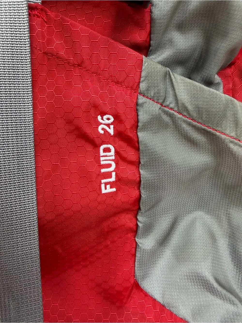 Mountain Hardwear Red and Gray Fluid 26 Daypack Backpack